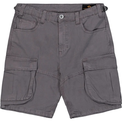 ALPHA INDUSTRIES kraťasy CANVAS Cargo Short vintage grey