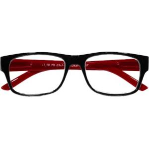 Hama Пластмасови очила за четене hama +2, 0 черно-червени 00096208 (00096208)