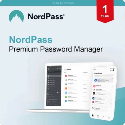 NordPass Premium - licencia na predplatné (1 rok) - 6 zariadení | Software