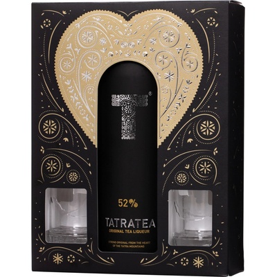 Tatratea Original 52% 0,7 l (dárkové balení 2 sklenice) – Zboží Dáma