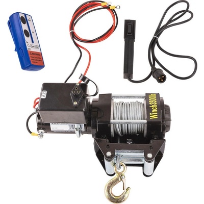 DEMA Elektrický lanový naviják 1,6 t Off-Road 12 V SW3500 68012D