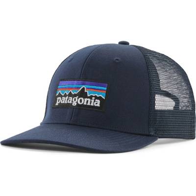 Patagonia P-6 Logo Trucker Hat new navy