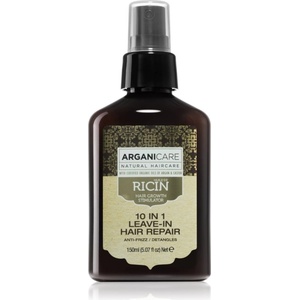 Arganicare Ricin 10 In 1 Leave-In Hair Repair грижа за коса 10 в 1 за подхранване и блясък 150ml