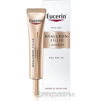Eucerin Hyaluron-Filler+ Elasticity očný krém SPF 15 15 ml