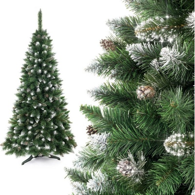 Aga Vianočný stromček Borovica 150 cm Crystal strieborná