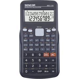 Sencor Научен калкулатор sencor sec-170 240 функции 2 реда 10+2 цифри (45014756) Калкулатори