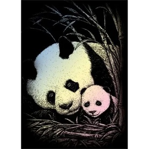 Royal & Langnickel - Творчески комплект за гравиране - Панда и бебе (HOLOMIN104)