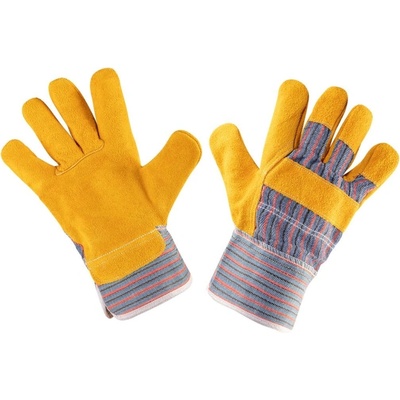 NEO TOOLS Работни ръкавици, жълта цепена телешка кожа, 10.5" 97-650 (97-650)