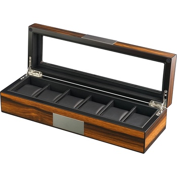 Rothenschild watch box RS-2377-6EB for 6 watches ebony (watch box RS-2377-6EB for 6 watches ebony)