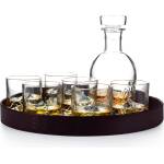 Liiton Декантер за уиски Everest Luxury с чаши, чинийки и поднос 14 части (L10500)