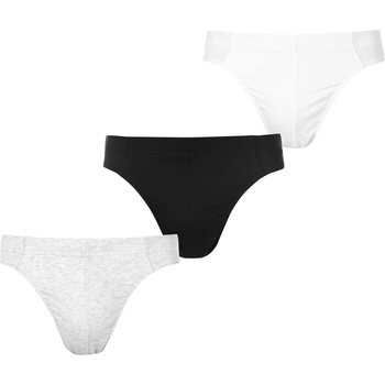 Slazenger Мъжки слипове Slazenger 3 Pack Briefs Mens - Black/Grey/Wht