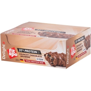 Image 1 of FIT SPO Crunchy | Protein Bar [12 x 60 грама] Шоколадово брауни