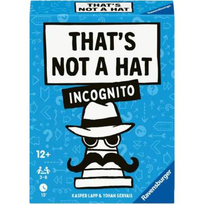 Ravensburger® - 24685 That's not a hat - Incognito - Partyspiel, Kartenspiel für 3-8 Personen, lustige Unterhaltung ab 12 Jahren (Yohan Servais)(Hra)