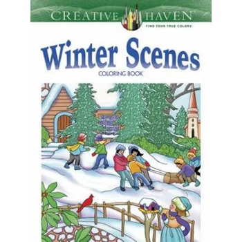Creative Haven Winter Scenes Coloring Book
