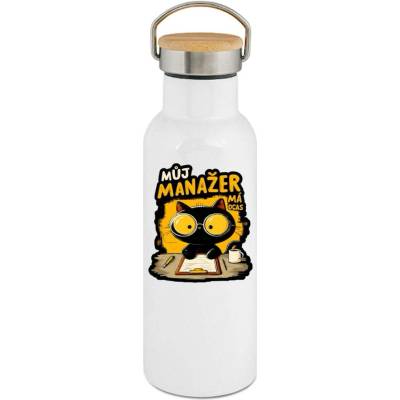 123TRIKO termoska Můj manažer má ocas, V2 500 ml vtipné