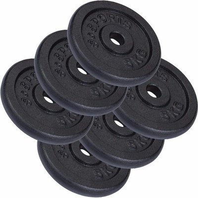 ScSPORTS liatinové kotúče 30/31 mm sada 30 kg