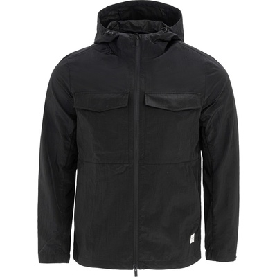 Firetrap Яке Firetrap Men's Windproof Hooded Long Sleeve Reflective Performance Training Jacket - Black