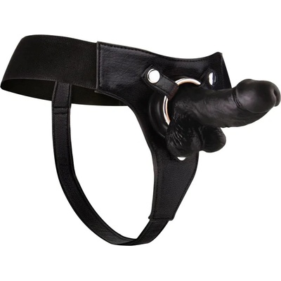 Ouch! Realistic 6 Inch Strap On Black