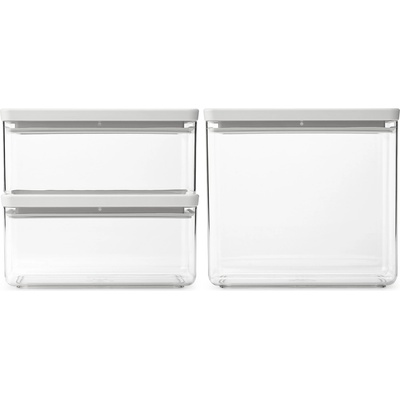 Brabantia Dóza na potraviny TASTY PLUS, sada 3 kusov, svetlosivá, Brabantia (BRAB230806)