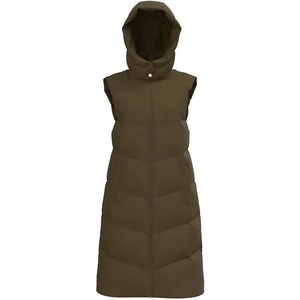 PIECES Елек Pieces Jamilla Long Vest - Green (Dark Olive)