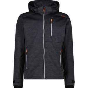CMP Мъжко софтшел яке CMP Jacket Zip Hood 36A2477 Softshell jacket - Titanio Melange - размер 52 (EU) (003-3704-0314)