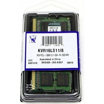 Kingston ValueRAM 8GB DDR3 1600MHz KVR16LS11/8