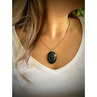 Meganflo Глухарче в смола - голям медальон