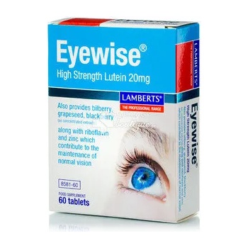 LAMBERTS ЛАМБЕРТС ДОБАВКА ЗА ДОБРО ЗРЕНИЕ eyewise 60 ТАБЛ / lamberts eyewise 60tabs