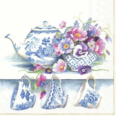 IHR Servítky veľké Kostný porcelán 33x33cm