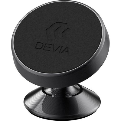 Držák do auta DEVIA - magnetický - s přísavkou na palubní desku - 360° otočný - černý