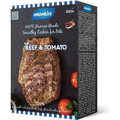 SMOOKIES Premium BEEF hovädzie sušienky 100% human grade 200 g