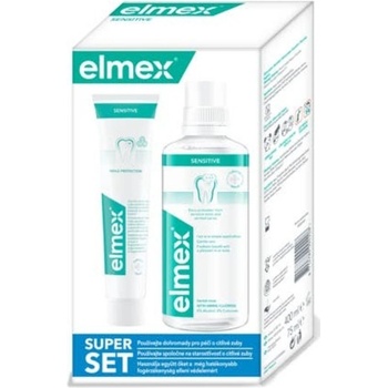 Elmex Sensitive 400 ml zubní pasta 75 ml