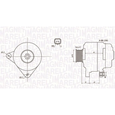 Generátor MAGNETI MARELLI 063731959010