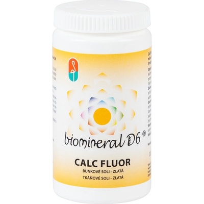 Biomineral CALC FLUOR zlatá 180 tablet/90 g tkáňová sůl