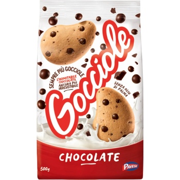 Pavesi Gocciole sušenky s kousky čokolády 500 g