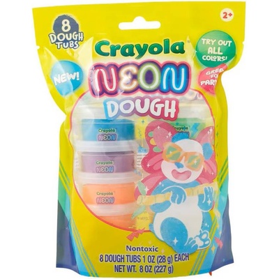 Crayola Комплект пластилин Crayola - Neon, 8 цвята (A1-3146)