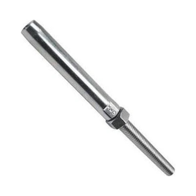 Nerezová lanová koncovka se závitem Lano - průměr: 6 mm, Závit: M 12