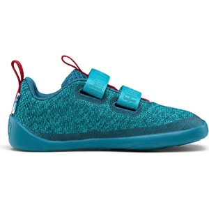 Affenzahn Детски обувки barefoot Affenzahn Kid's Barefoot Shoes Knit Happy Barefoot shoes - Shark / Petrol - размер 26 (EU) (702-2636-0616)