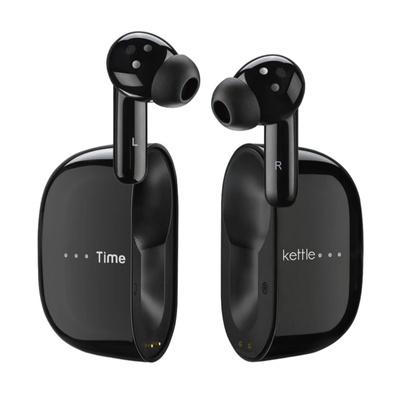 Timekettle Професионални безжични слушалки за превод TIMEKETTLE M3, Oфлайн превод, IPX4, Български и още 45 езика AI translator, ANC, Черни (C02020002)