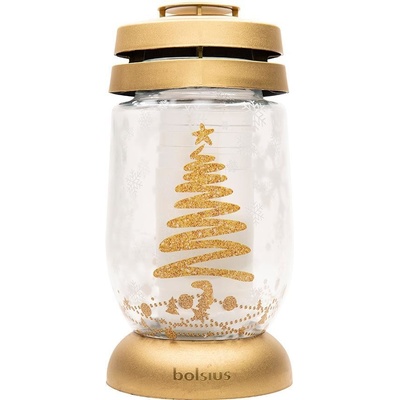Bolsius Kahanec S06 3D Vianočný stromček 22,4 cm, 36 hod 6 ks