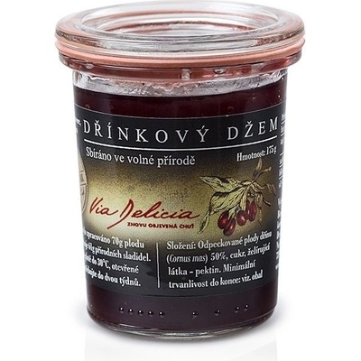 Via Delicia ovocný Džem dřín 175 g