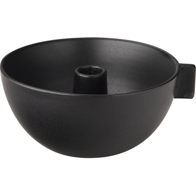 Svícen Black 17x8 cm Ernst
