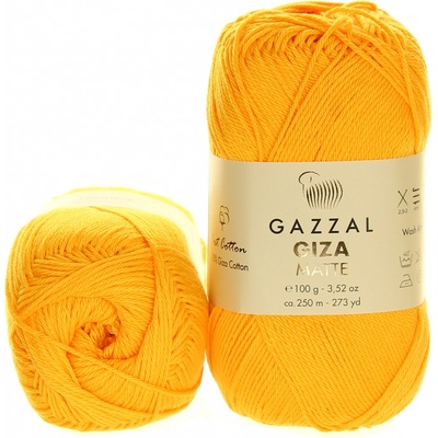 Gazzal Giza Matte 5564 sytě žlutá