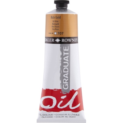Daler Rowney Graduate Маслена боя Rich Gold 200 ml 1 бр (117200707)