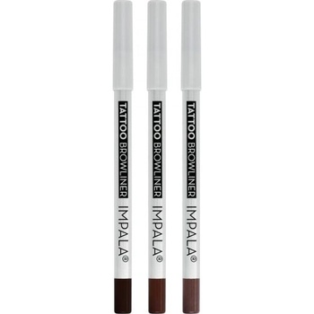 IMPALA Cosmetics IMPALA Tattoo Gel Browliner Молив за вежди водоустойчив, дълготраен, без размазване