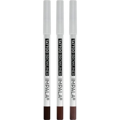 IMPALA Cosmetics IMPALA Tattoo Gel Browliner Молив за вежди водоустойчив, дълготраен, без размазване