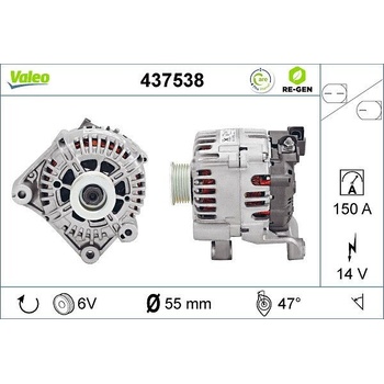 Generátor VALEO 437538