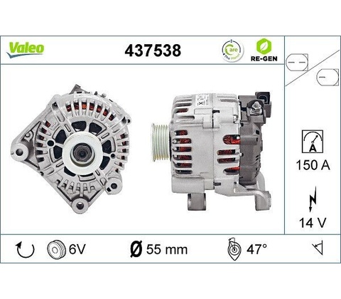 Generátor VALEO 437538