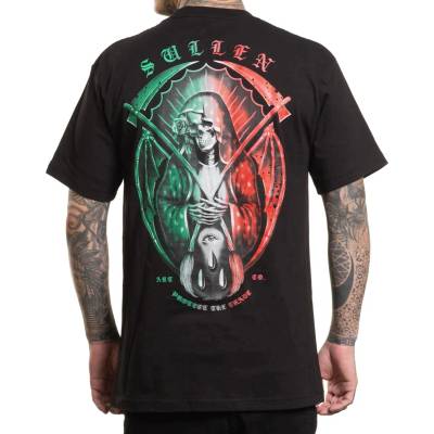 SULLEN мъжка тениска sullen - de la muerte mex - scm6156_bk