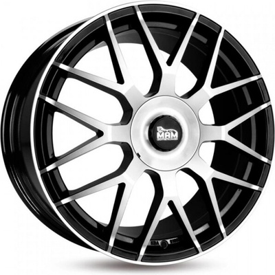 MAM GT1 8,5x19 5x100 ET45 black polished